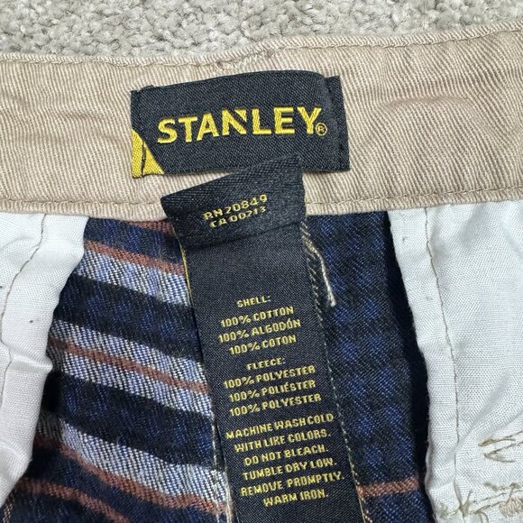 Stanley Pants Men’s Beige Pockets Straight Leg Size 32x32 - Picture 11 of 12